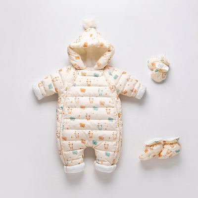 Mameluco Acolchado con Plumón para Bebé - Diseño Impreso - Image 9