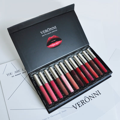 Estuche de 12 Labiales Surtidos - Set de Regalo Premium - Image 2