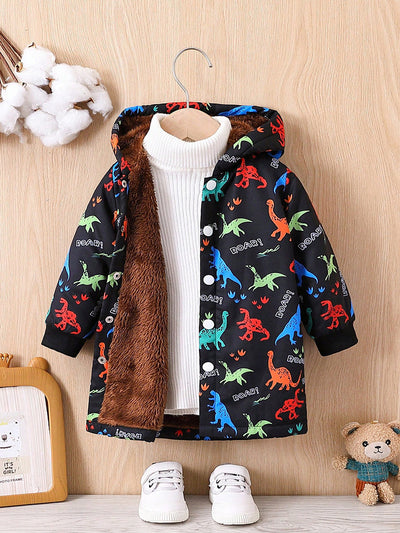 Abrigo Polar Infantil Dinosaurio con Forro Térmico - Image 6