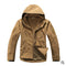 Chaqueta Impermeable Camuflaje Shark Skin con Capucha y Forro Polar