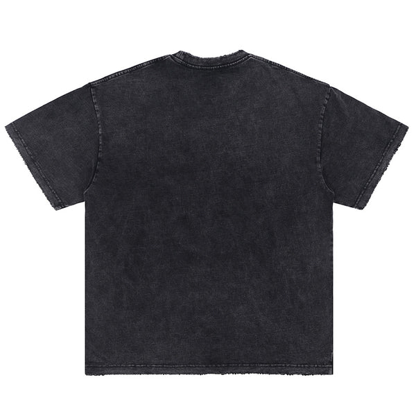 Camiseta Estampado Demonio Manga Corta para Hombre
