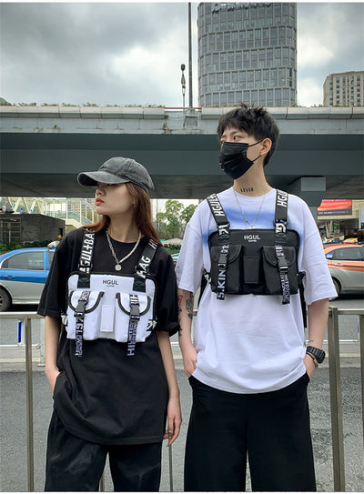 Chaleco Táctico Multifuncional con Bolsa de Pecho para Hombre y Mujer - Image 14