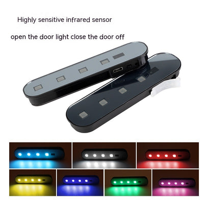 Lámpara de Cortesía Magnética con Sensor de Movimiento para Puerta de Auto - Image 2