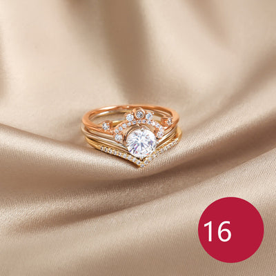 Anillo de Tres Piezas Elegante - Image 14