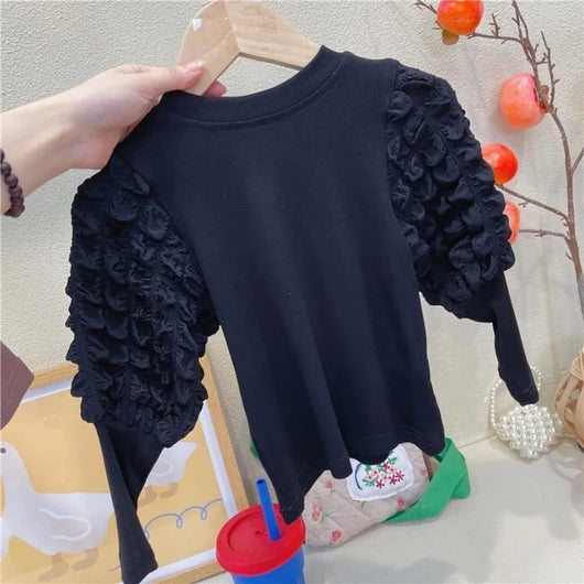 Blusa Blanca con Mangas Abullonadas - Image 4