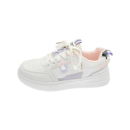 Zapatillas Blancas Casual con Suela Gruesa - Estilo Street Trendy para Mujer - Image 5