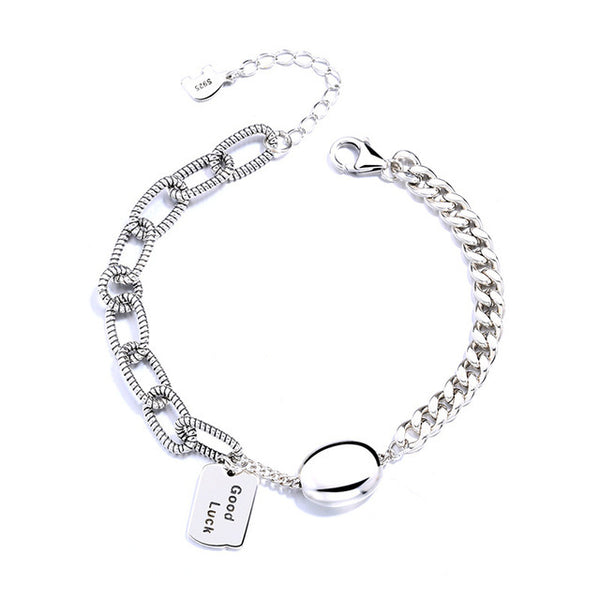 Pulsera Tejida de Temperamento - Joyería Versátil y Elegante