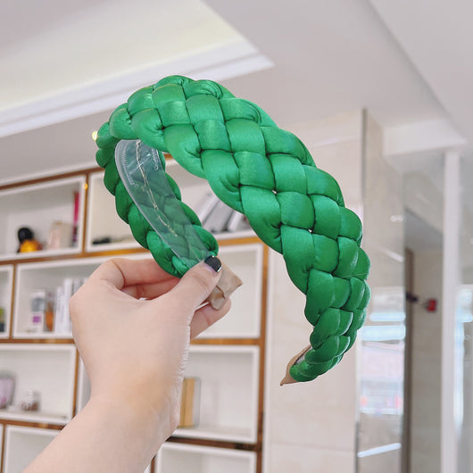 Diadema Elástica de Tela Lisa para Mujer - Image 9