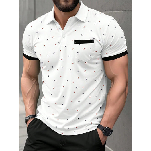 Playera Tipo Polo Cuello Solapa Estilo Urbano Primavera-Verano - Image 4