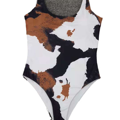 Bikini Estampado con Corte Asimétrico - Diseño Personalidad Mujer - Image 4