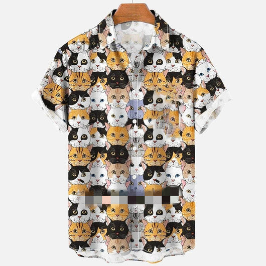 Camisa Estampada Grande para Hombre - Image 14