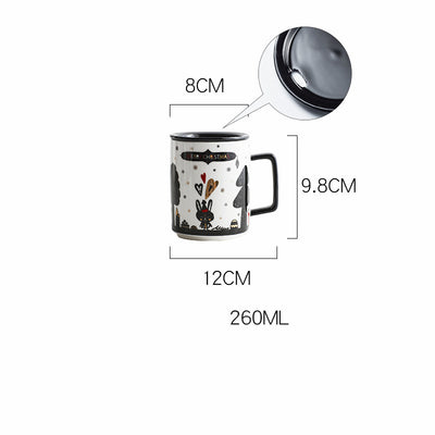 Taza Navideña Grande de Cerámica para Hombre - Image 18