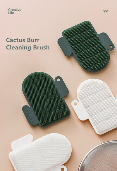 Cepillo Multifuncional de Limpieza para Frutas y Verduras con Cactus - Image 7