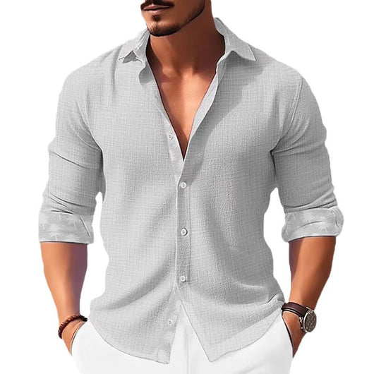 Camisa de Manga Larga Estampada para Hombre - Image 5