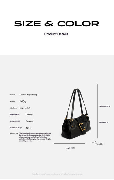Bolso Tote Axilar de Cuero Genuino para Mujer - Image 14
