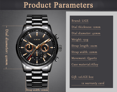 Reloj Deportivo de Cuarzo para Hombre - Estilo y Precisión - Image 9