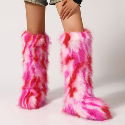 Botas Altas de Invierno con Forro Cálido y Suela Plana - Image 5