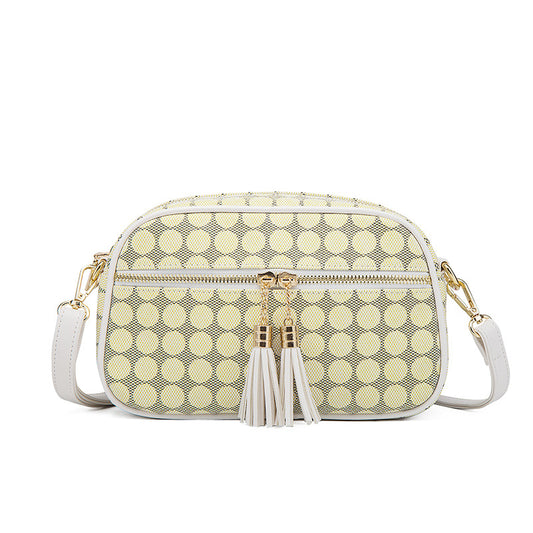 Bolso Bandolera Lunares para Suegra con Diseño de Cuatro Piezas y Borla - Image 2