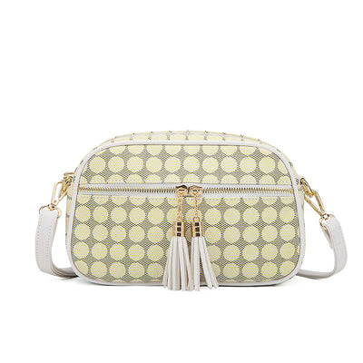 Bolso Bandolera Lunares para Suegra con Diseño de Cuatro Piezas y Borla - Image 2