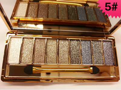 Paleta de Sombras Winnie 9 Colores con Brillo Diamante - Maquillaje Profesional - Image 10