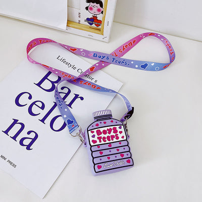 Bolsa Bandolera Infantil con Diseño de Helado y Moño Decorativo - Image 4