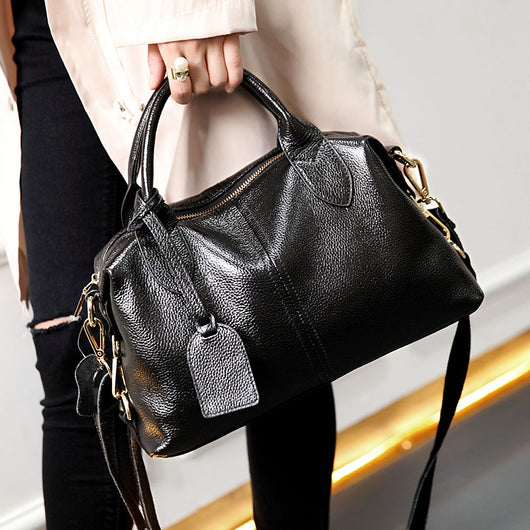Bolso de Cuero Europeo Crossbody Boston - Elegante y Versátil - Image 3