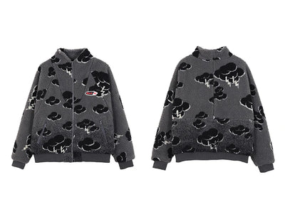 Abrigo de Invierno MADE EXTREME Retro Oversize con Forro de Borrego para Hombre - Image 11