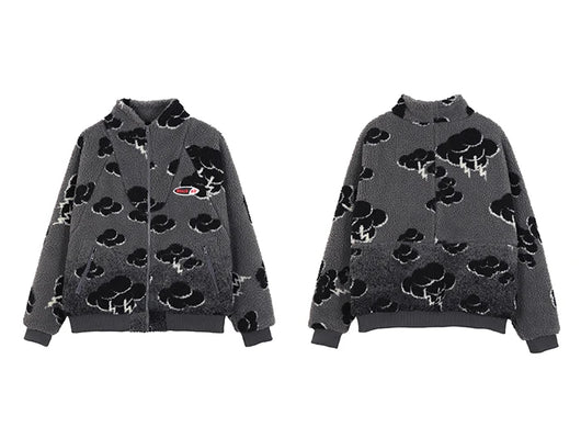 Abrigo de Invierno MADE EXTREME Retro Oversize con Forro de Borrego para Hombre - Image 11