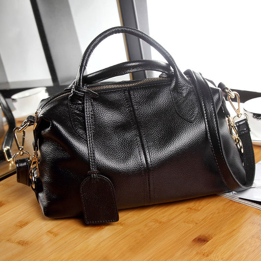 Bolso de Cuero Europeo Crossbody Boston - Elegante y Versátil - Image 7