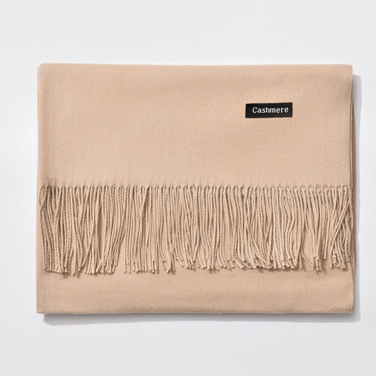 Bufanda de Cachemira con Flecos para Otoño e Invierno - Image 26