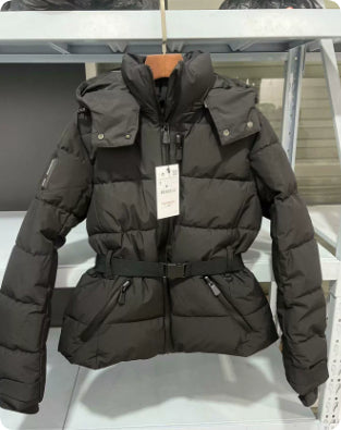 Chaqueta Acolchada Reductora con Cinturón para Mujer - Image 9