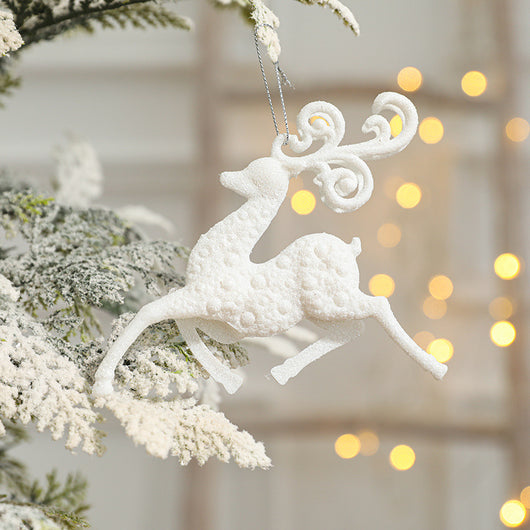 Dije Navideño Alas de Ángel, Alce y Copo de Nieve - Image 2