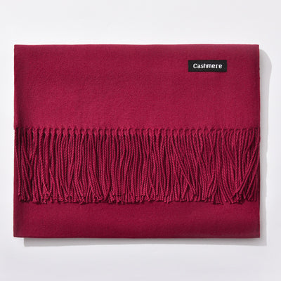 Bufanda de Cachemira con Flecos para Otoño e Invierno - Image 12