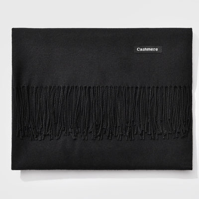 Bufanda de Cachemira con Flecos para Otoño e Invierno - Image 21