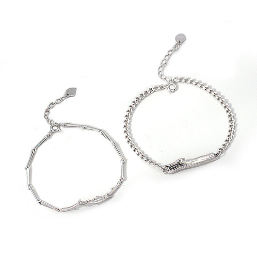 Pulsera de Pareja Montañas, Bosques y Ramas - Image 12