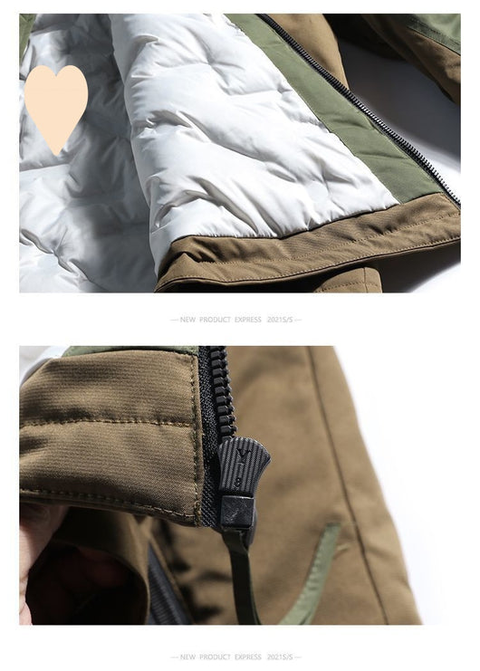 Chaqueta de Plumas con Doble Cremallera y Diseño de Vanguardia - Image 15