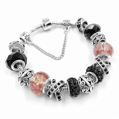 Pulsera de Cristal Artesanal con Cuentas de Vidrio - Image 12