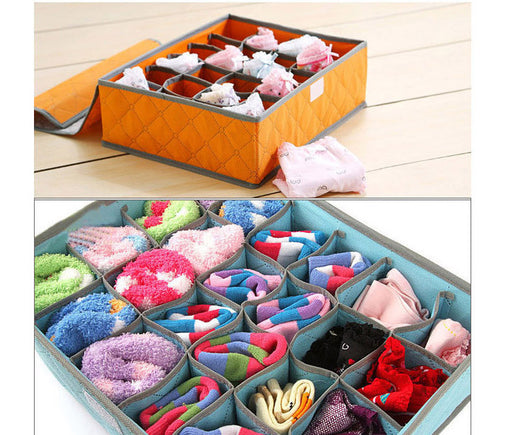 Caja Organizadora de Carbón de Bambú con Tapa de Color - Image 3