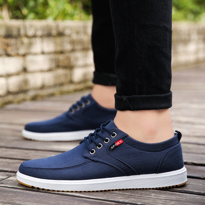 Zapatos de Lona con Cordones para Hombre - Cómodos y Transpirables - Image 5