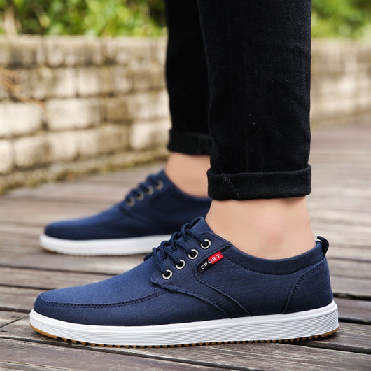 Zapatos de Lona con Cordones para Hombre - Cómodos y Transpirables - Image 5