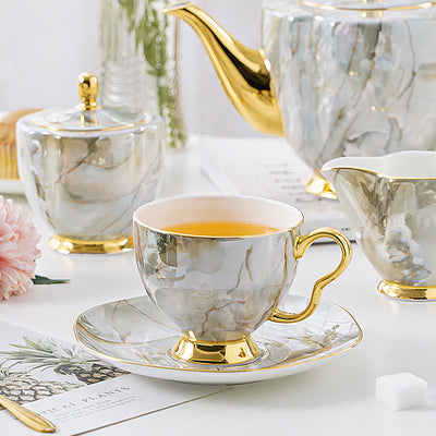 Juego de Tazas de Café en Porcelana Bone China Premium - Image 9