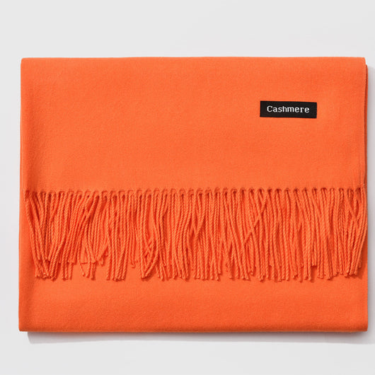 Bufanda de Cachemira con Flecos para Otoño e Invierno - Image 31