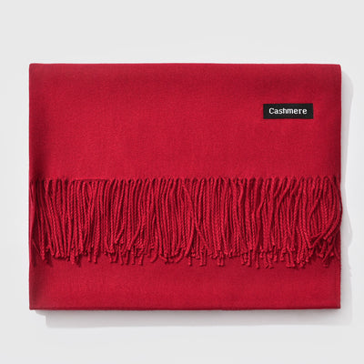 Bufanda de Cachemira con Flecos para Otoño e Invierno - Image 30