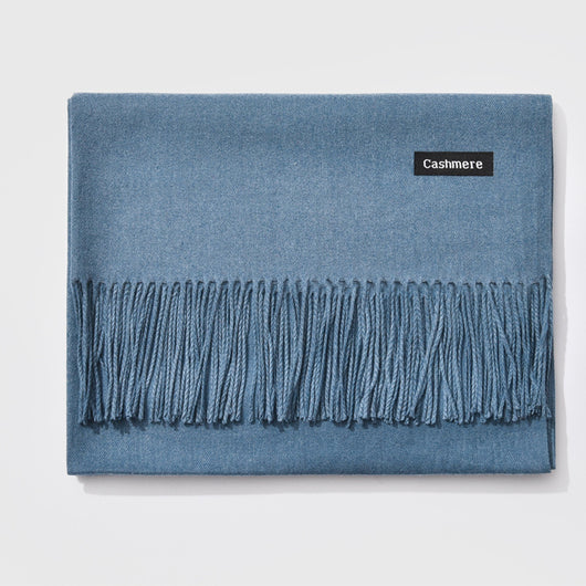 Bufanda de Cachemira con Flecos para Otoño e Invierno - Image 32