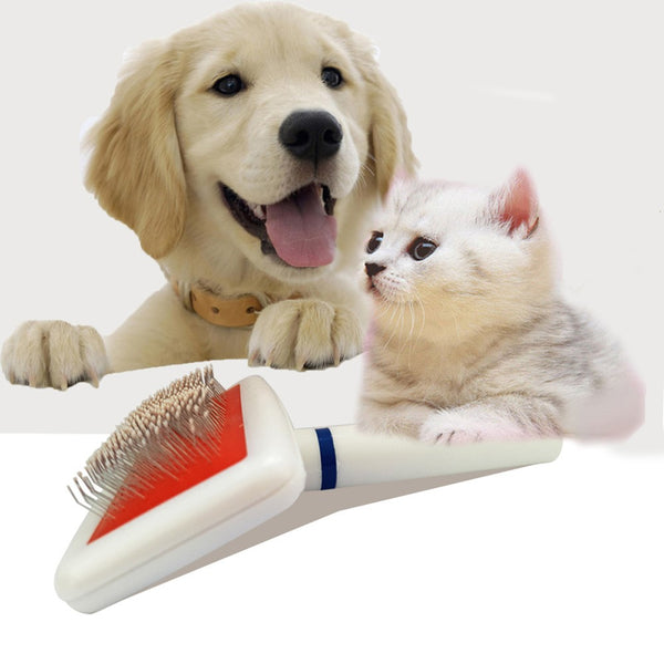 Peine Deslanador de Acero Inoxidable para Perros