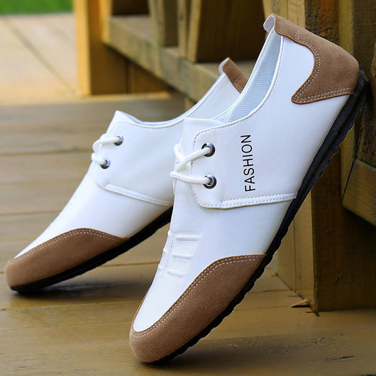 Zapatos Blancos Transpirables para Hombre - Estilo Casual Moderno - Image 4