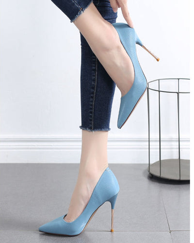 Tacones Stiletto Metalizados de Diseño Parisino - Image 10