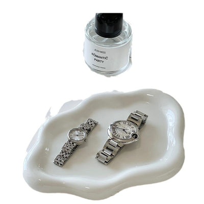 Bandeja de Almacenamiento de Joyas de Cerámica Cloud Lujo Minimalista - Image 5