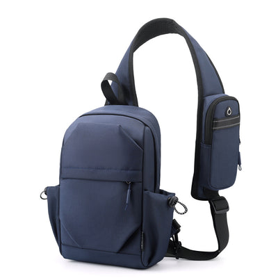 Mochila Pecho Oxford para Hombre - Bolsa Cruzada Funcional - Image 8