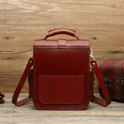 Mochila Retro Artesanal con Bandolera Diagonal - Image 4